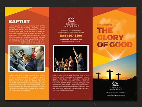 free christian brochure templates download.